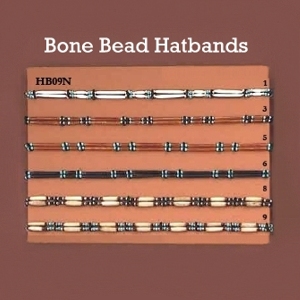 Bone Bead Hat Bands