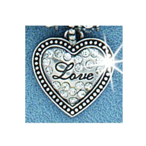 MF-29122 Silver Love Heart Charm - Add A Charm Series