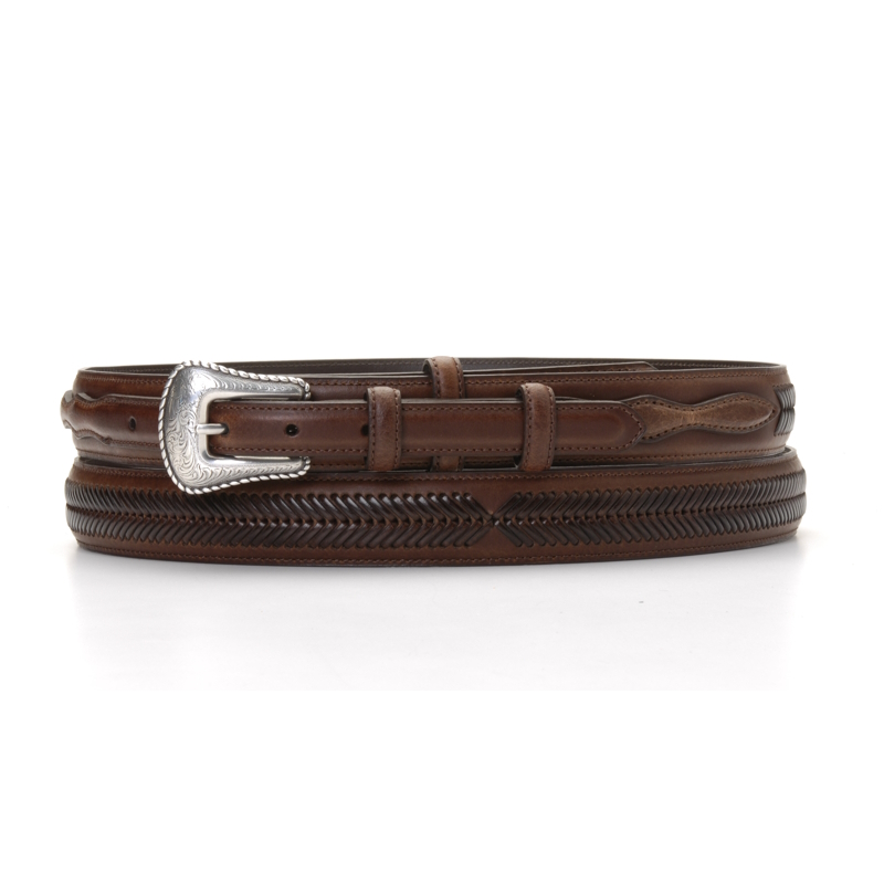 NA-24768-02 Brown Leather Ranger Belt