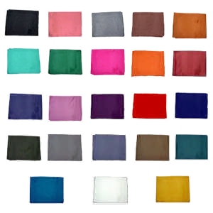 WT-WR-S350 Silk Wild Rag Solid 23 Available Colors