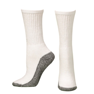 MF-04988-05 Boot Doctor Men`s Workboot Socks White 3 Pair Pack