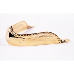 ALM-110-TG-R Boot Tip Rope Toe Gold Plated