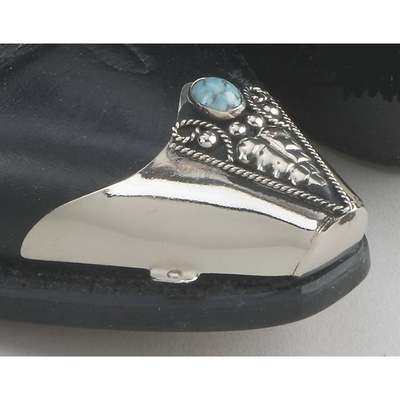 AU-AC-19TTXL Boot Tip Snip Toe with Turquoise