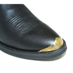 AU-AC-40 Boot Tip Round Toe Embossed Gold