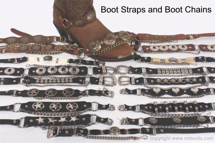 Boot Straps and Boot Chains - Over 75 Styles available