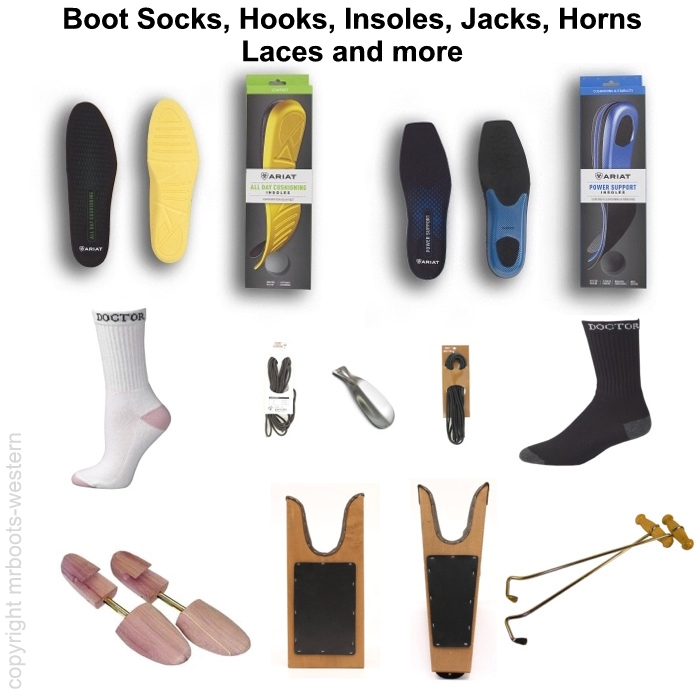Boot Socks, Insoles, Laces, Jacks an other boot related products
