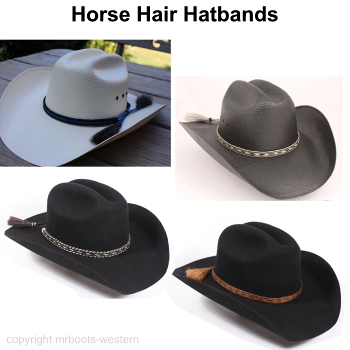 Horse Hair Western Hat Bands