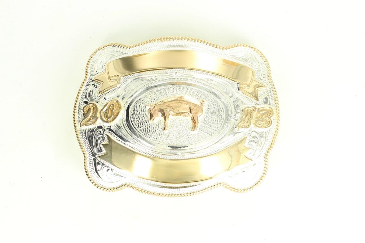 MF-C10378 Trophy Buckle Year 2 ribbons