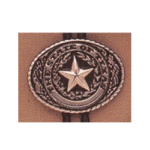 MF-22306 Bolo Tie Oval Silver The State of Texas Seal