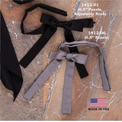 FA-1412 Colonel Tie, 6-1/2" Long, Adjustable Neckband