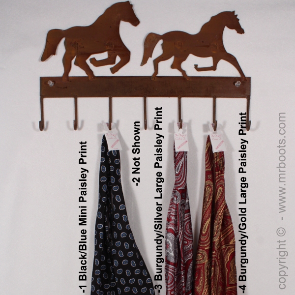 FA-1516P Western Scarf Tie 43 inch 4 Available Prints