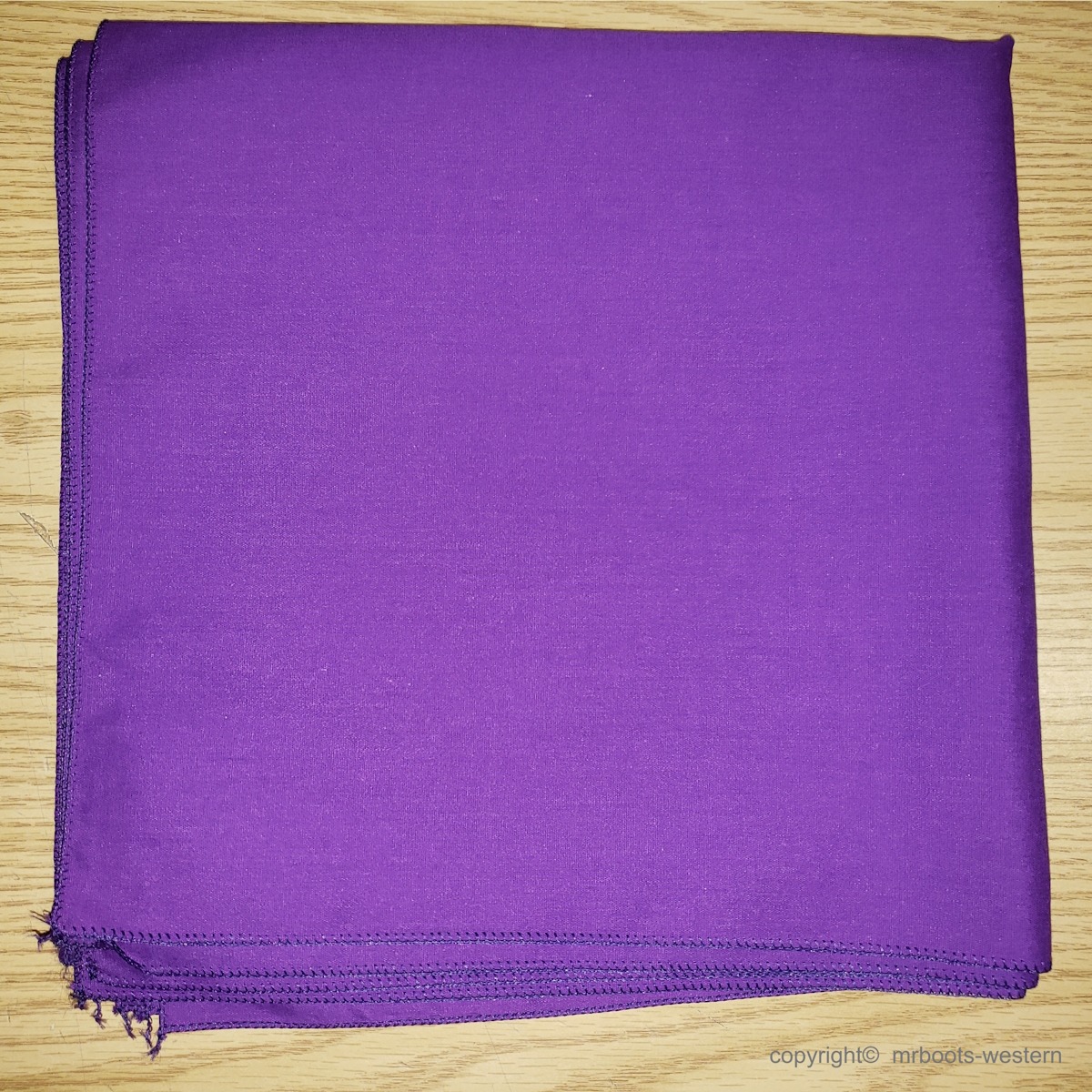 AU-1302-15-S Solid Purple Bandana