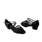 VF-1670C-L150-15-SP Ladies Dance Shoe Lace Black Scale