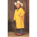 Equestrian Rain Gear Child`s Saddle Slicker Yellow