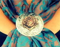 Western Cowboy Scarves, Scarf Ties, Scarf Slides, Bolo Ties, Bandanas, Western Ties, Neckwear and Wild Rags, Featuring Scarf Ties in 27 Colors & made in the USA