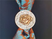 Western Cowboy Scarves, Scarf Ties, Scarf Slides, Bolo Ties, Bandanas, Western Ties, Neckwear and Wild Rags, Featuring Scarf Ties in 27 Colors & made in the USA