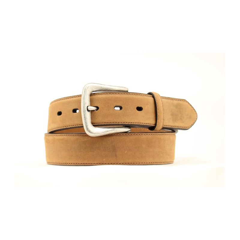 NA-24500-01 Basic Western Distressed Leather Belt 1-1/2"